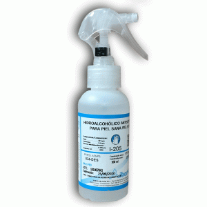 GEL DE MÃOS HIGIENIZANTE Á BASE DE ÁLCOOL 100ml. C/NEBULIZADOR - I-205